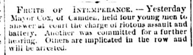 Newspaper article about Republican convention nominating Charles Cox for mayor