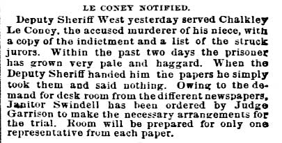 Philadelphia Inquirer, February 13, 1890