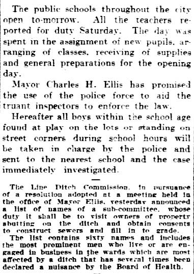 Philadelphia Inquirer, September 10, 1905
