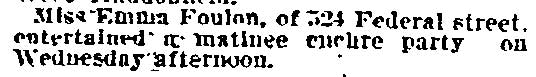Camden Notes, Philadelphia Inquirer, January 22, 1899