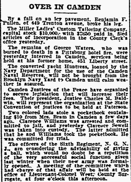 Philadelphia Inquirer, January 13, 1899