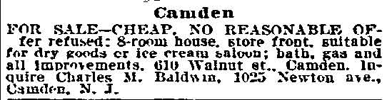 Philadelphia Inquirer, May 28, 1899