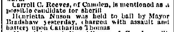 Philadelphia Inquirer, September 17, 1884