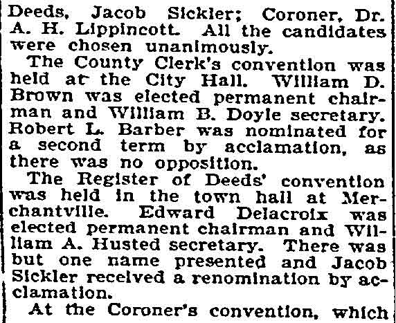Camden's Conventions — continued