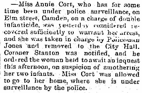 Trenton Evening Times, December 29, 1887 — Coroner Stanton inquest items, page 2