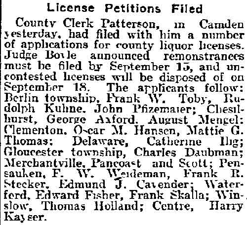 Philadelphia Inquirer, September 9, 1914 – Francis Ford Patterson Jr.