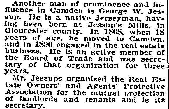 Philadelphia Inquirer, October 20, 1895