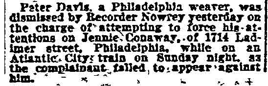 Philadelphia Inquirer, August 7, 1900
