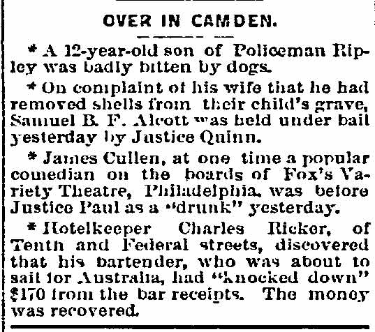 Philadelphia Inquirer, August 26, 1892