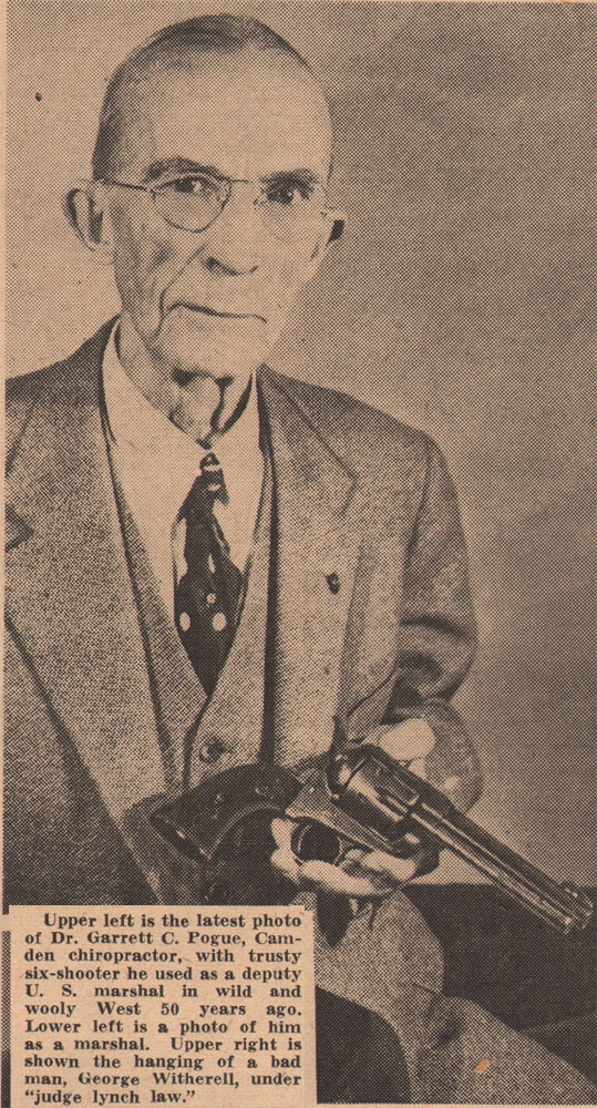 Garrett C. Pogue Sr., 1938