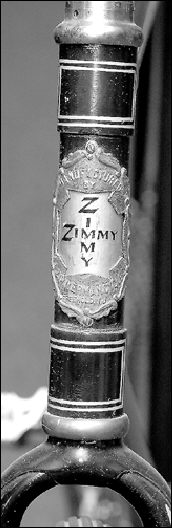 1896 Zimmy bicycle on display at the Metz Bicycle Museum in Freehold, New Jersey