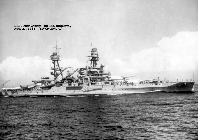 USS Pennsylvania BB-38
