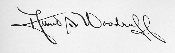 Albert S. Woodruff Jr. signature