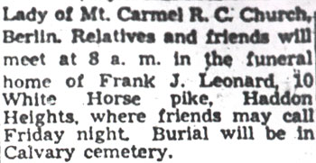 Alfred A. Ladner obituary, Camden Courier-Post, March 23, 1950, part 3