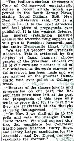Democrat Leaders Meet, October 16, 1936, page 2