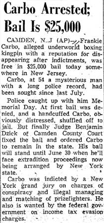 Berkshire Eagle, Berkshire MA, June 1, 1959 — Benjamin Dzick