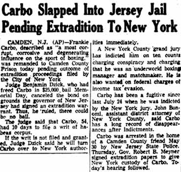 Gettysburg Times, October 25, 1950 — Benjamin Dzick