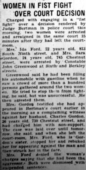 Camden Courier-Post, January 9, 1928