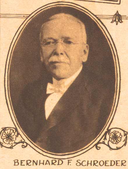 Portrait of Bernhard F. Schroeder