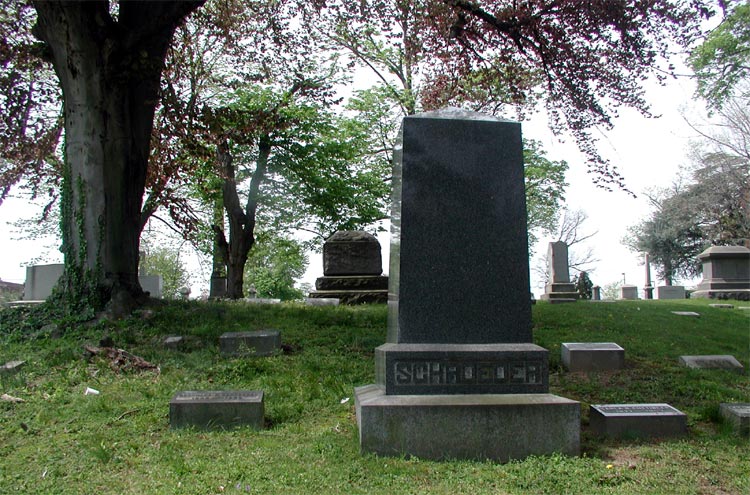 Bernhard F. Schroeder family plot, Harleigh Cemetery