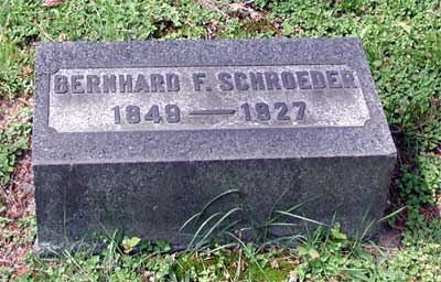 Bernhard F. Schroeder family plot, Harleigh Cemetery