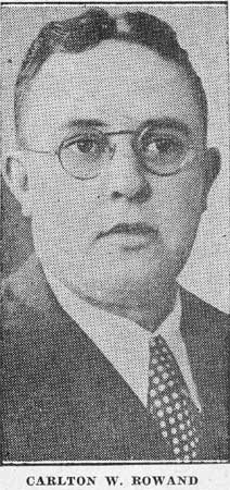 Carlton W. Rowand, Exalted Ruler of Camden Lodge of Elks