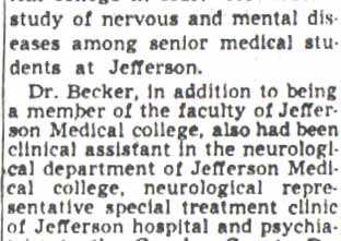 Dr. Becker obituary, part 5