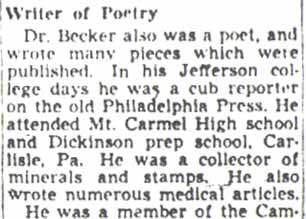 Dr. Becker obituary, part 7