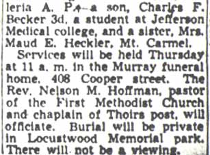 Dr. Becker obituary, part 9