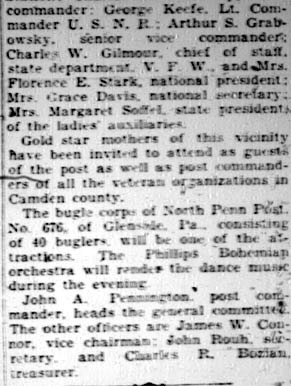 Camden Courier-Post photos, January 28, 1928, panel 3