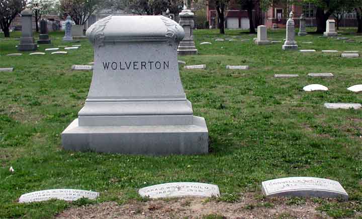 Wolverton grave at Harleigh Cemetery, Camden