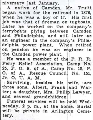 Obituary newspaper clipping part 2