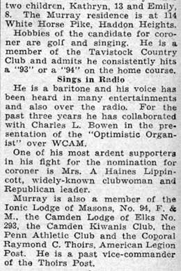 Camden Courier-Post, May 8, 1934 — Charles T. Murray, part 3