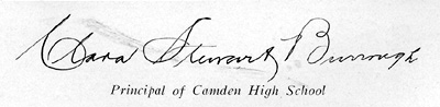 Camden High School Purple and Gold Yearbook 1932 header