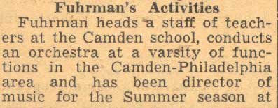Fuhrman's Activities, Camden Courier-Post, June 1939, part 1