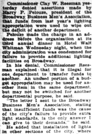 Camden Courier-Post, January 27, 1928 — clipping 1