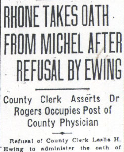 Dr. David S. Rhone newspaper clipping continued