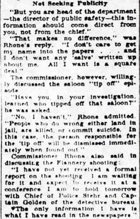 Dr. David S. Rhone newspaper clipping continued