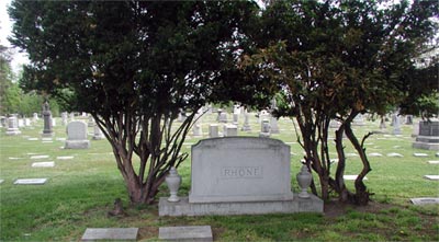 Rhone family plot at Harleigh Cemetery, Camden NJ
