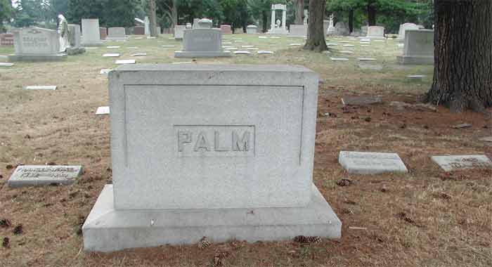 Palm Family Plot at Harleigh Cemetery, Camden NJ