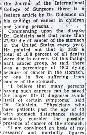 Dr. Hyman I. Goldstein, Camden Courier-Post, August 27, 1928, continued
