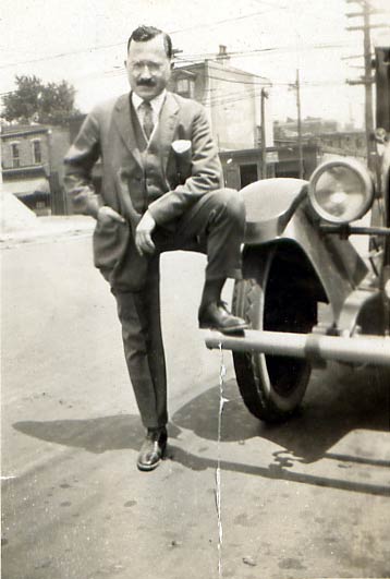 Dr. Hyman I. Goldstein on Atlantic Avenue looking Northeast towards Broadway, about 1929