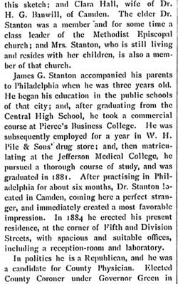Biographical Review 1897, page 3 – James G. Stanton