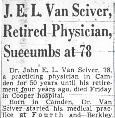 Camden Courier-Post obituary, June 17, 1950, part 1