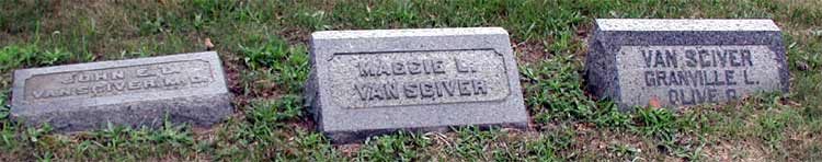 Van Sciver family plot memorial inscription
