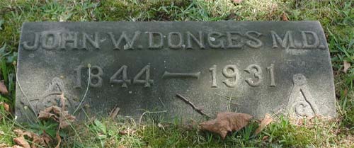 Grave inscription detail