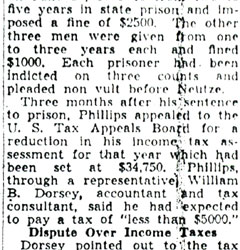 Article about Phillips tax disputes