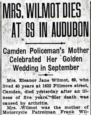 Obituary clipping part 1