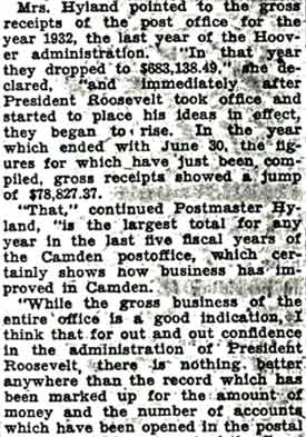 Camden Courier-Post, October 15, 1936, continued page 2
