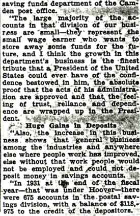 Camden Courier-Post, October 15, 1936, continued page 3